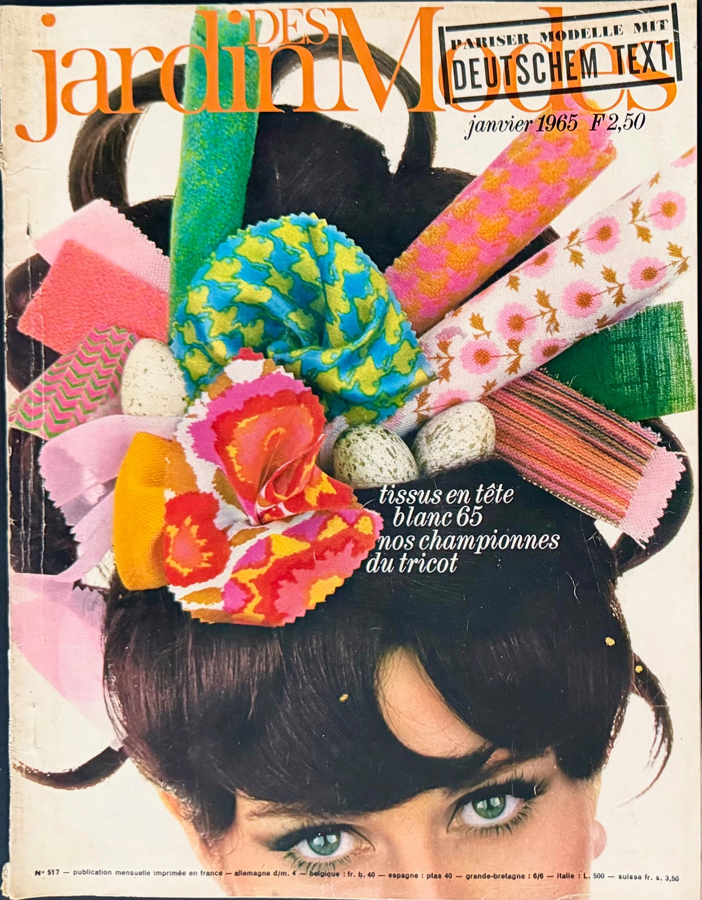 Jardin des Modes January 1965
