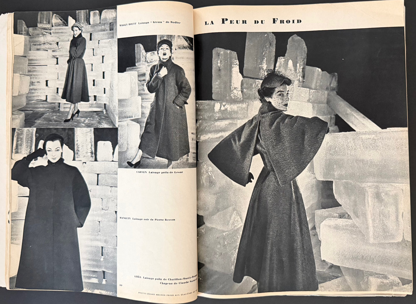 Jardin des Modes September 1951
