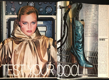Vogue US December 1976 - Lisa Cooper - Arthur Elgort