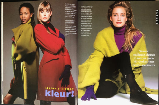 Harper's Bazaar november/december 1988 - Paulina Porizkova