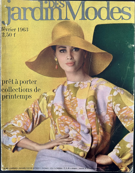 Jardin des Modes February 1963