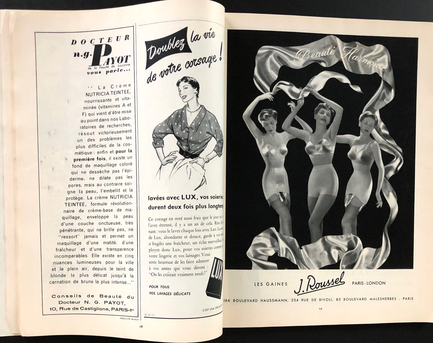 Jardin des Modes June 1950
