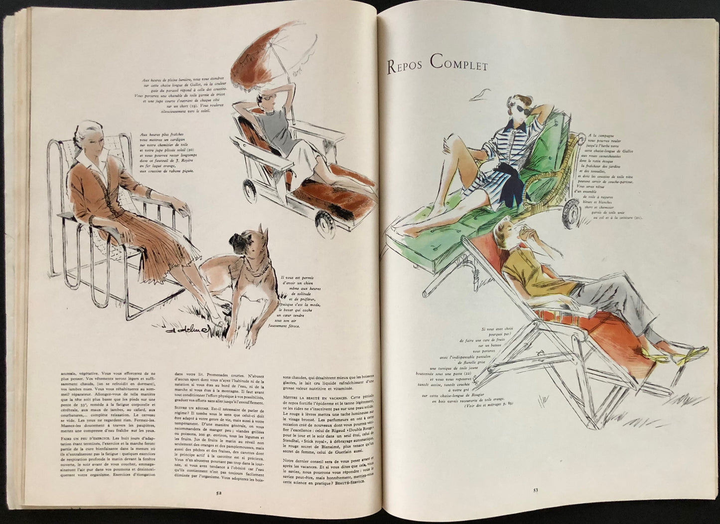 Jardin des Modes June 1950