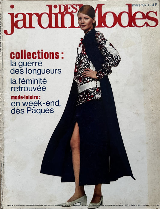 Jardin des Modes March 1970