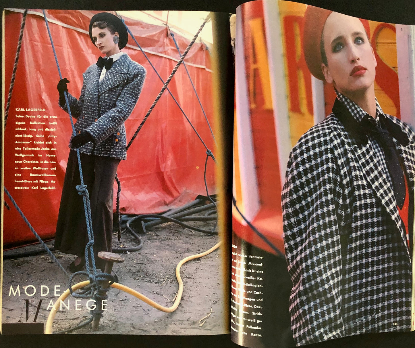 Vogue Germany August 1984 - Isabella Rossellini