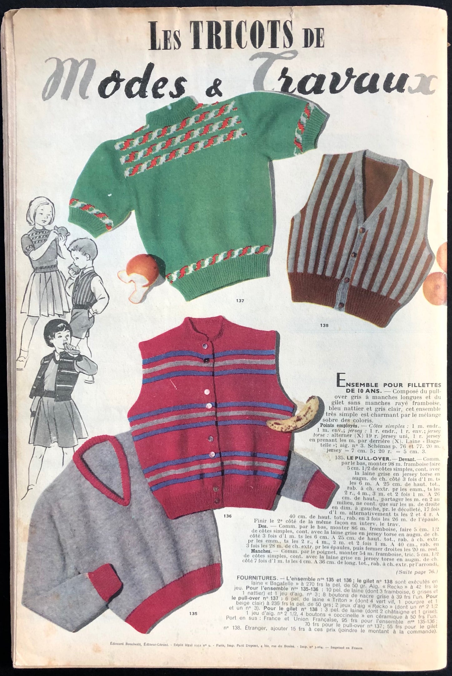 Modes et Travaux January 1951