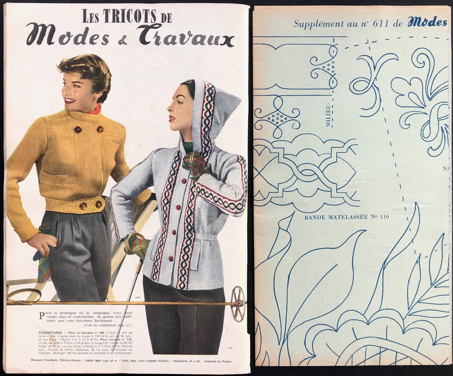 Modes et Travaux November 1951