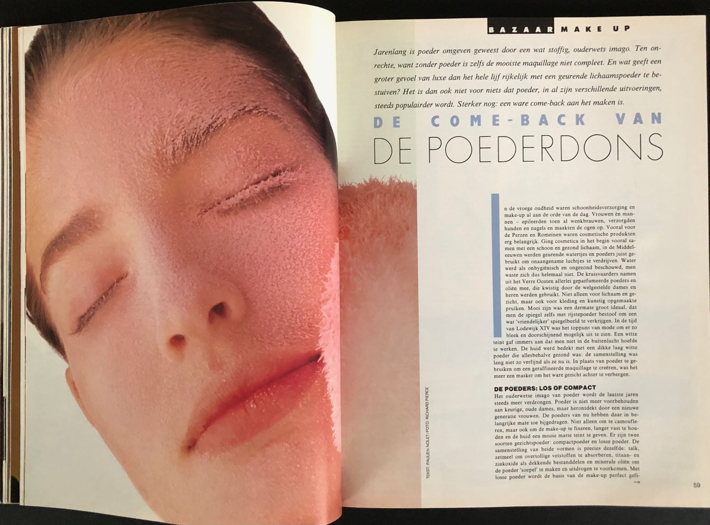 Harper's Bazaar november/december 1988 - Paulina Porizkova