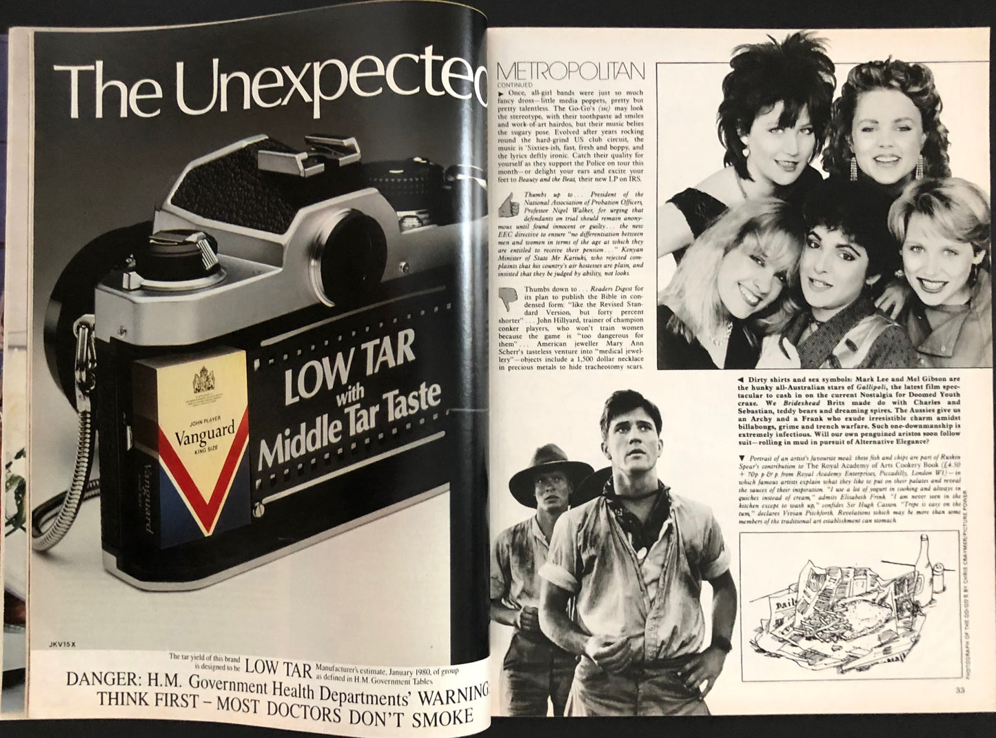 Cosmopolitan UK January 1982 - Jacqueline Bisset