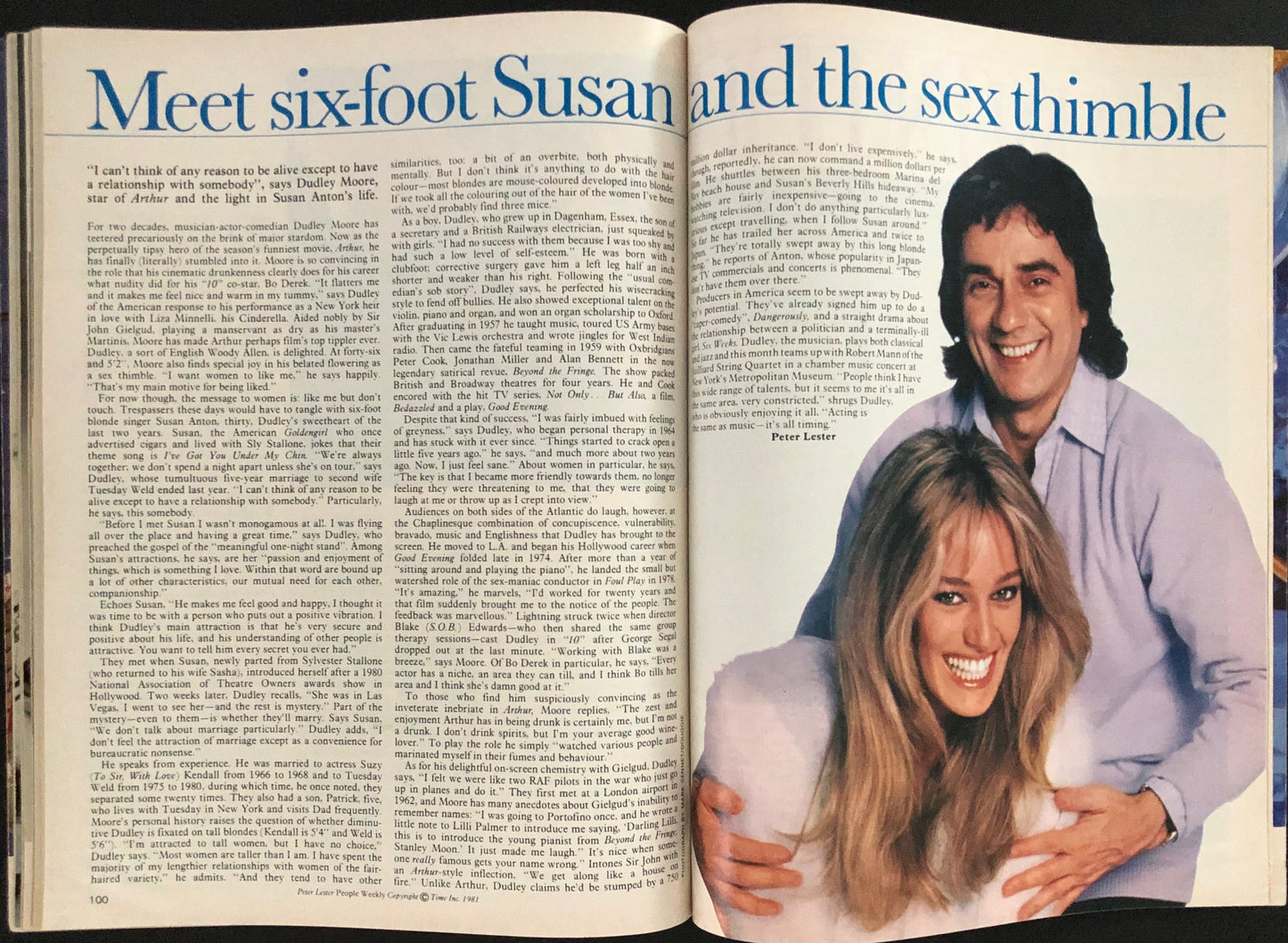 Cosmopolitan UK January 1982 - Jacqueline Bisset