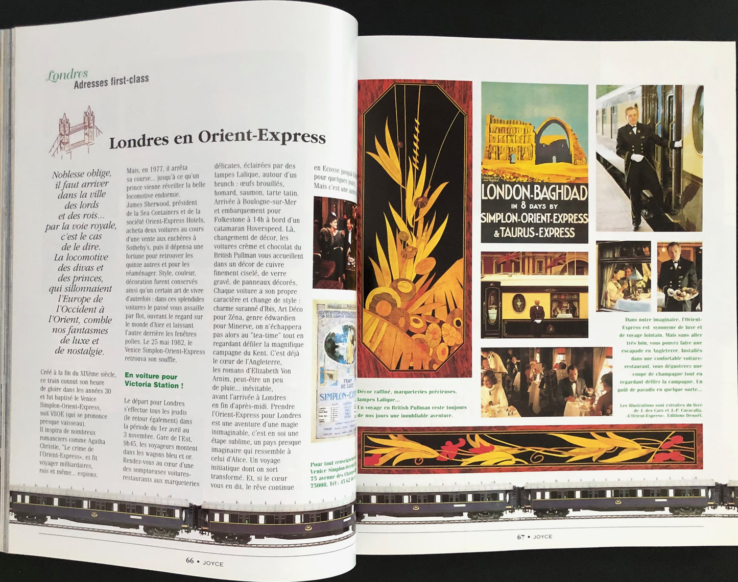 Joyce Paris November/December 1994 - Noël à Londres