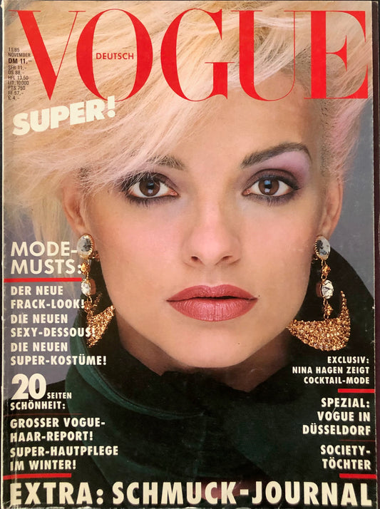 Vogue Germany November 1985 - Nina Hagen - Tony Viramontes