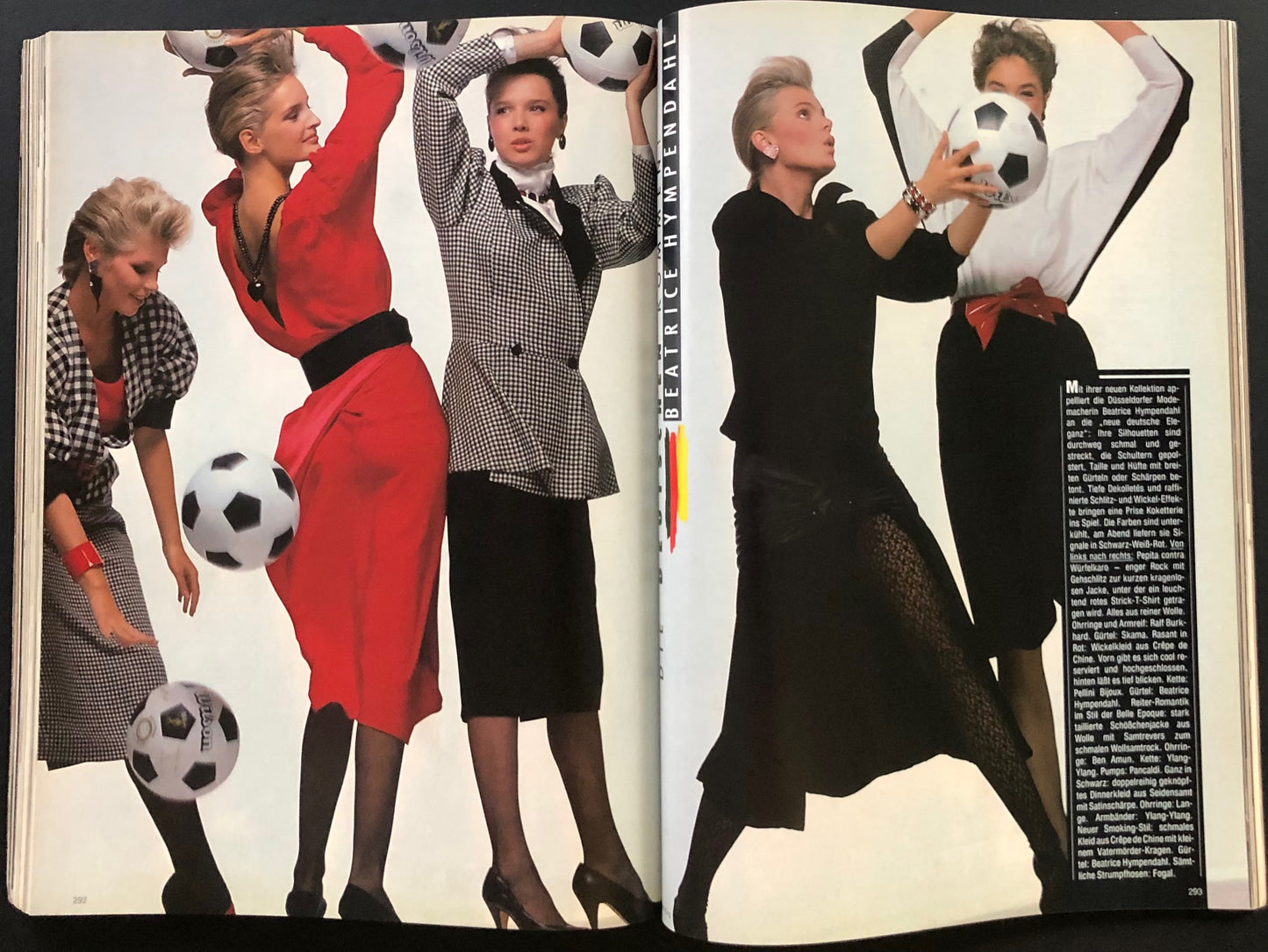 Vogue Germany September 1983 - Renée Simonsen
