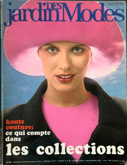 Jardin des Modes March 1971