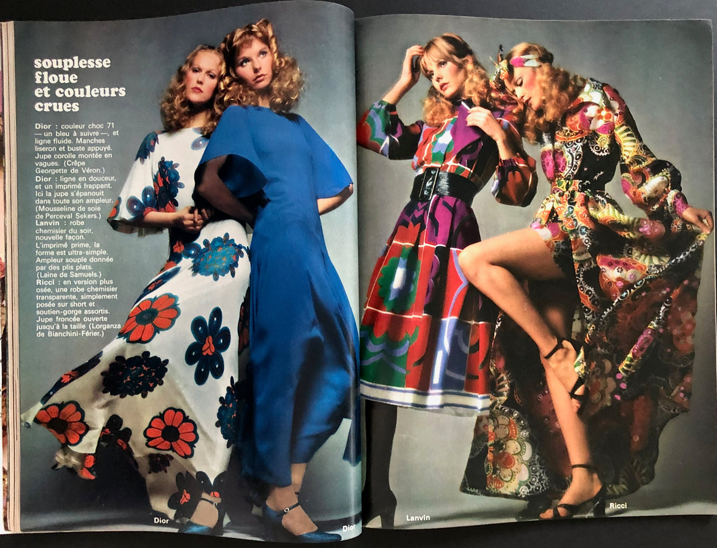 Jardin des Modes March 1971
