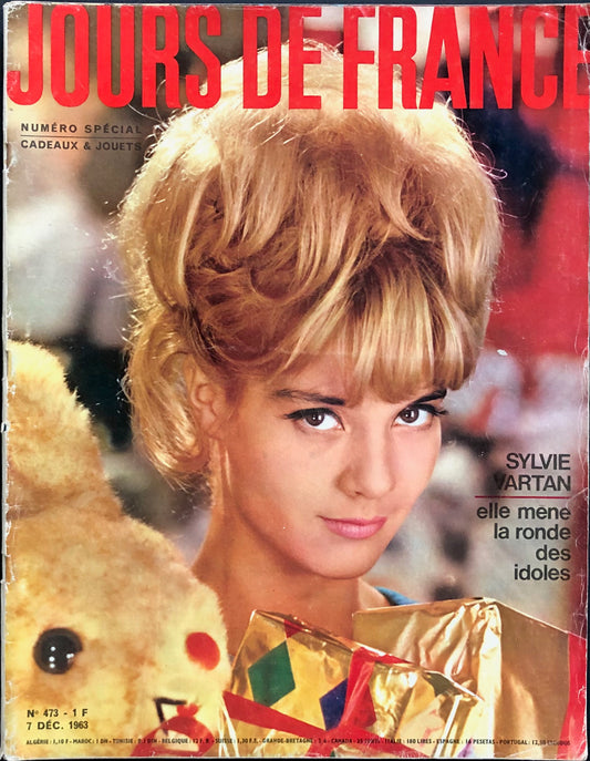 Jours de France 7 December 1963 - Sylvie Vartan