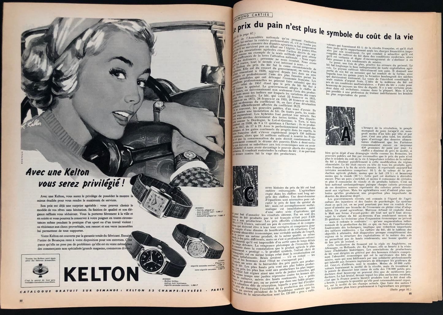 Paris Match 15 November 1958 - Sophia Loren