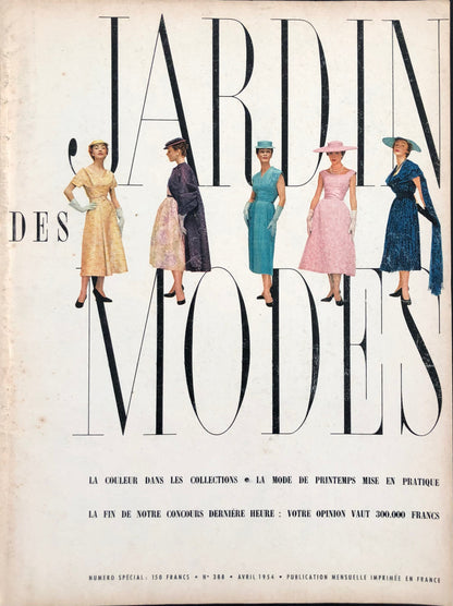 Jardin des Modes April 1954