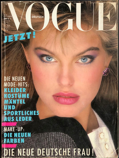Vogue Germany September 1983 - Renée Simonsen