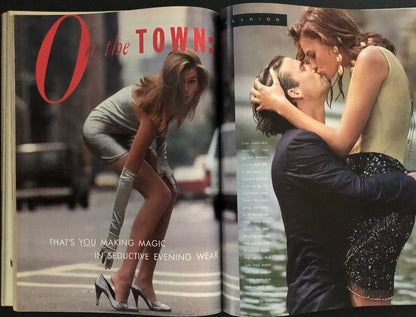 Cosmopolitan US December 1989 - Claudia Schiffer - Francesco Scavullo