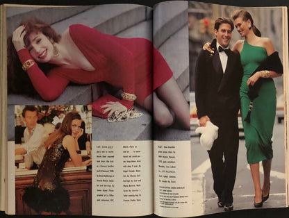 Cosmopolitan US December 1989 - Claudia Schiffer - Francesco Scavullo