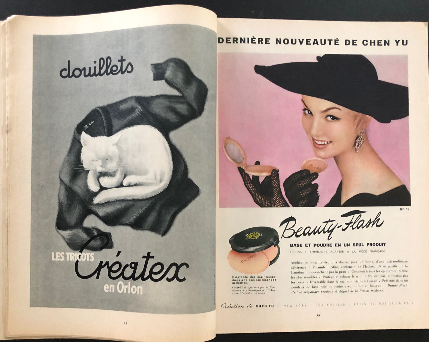 Jardin des Modes April 1955
