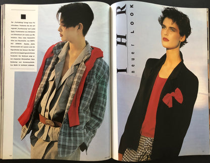Vogue Germany January 1985 - Kim Alexis