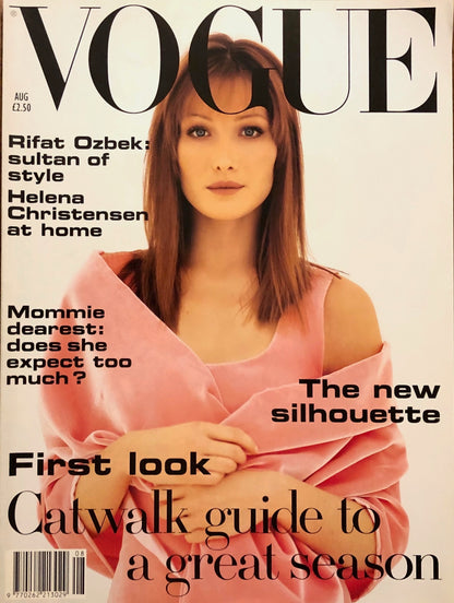 Vogue UK August 1993 - Carla Bruni