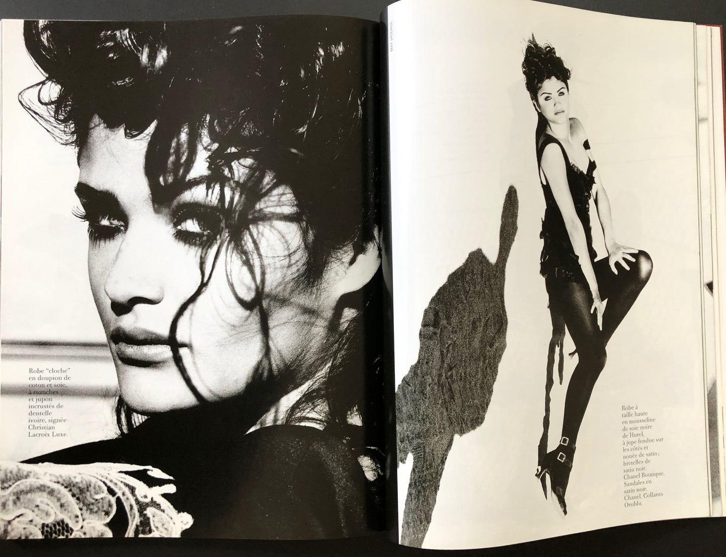 Vogue Paris February 1991 - Nadège du Bospertus