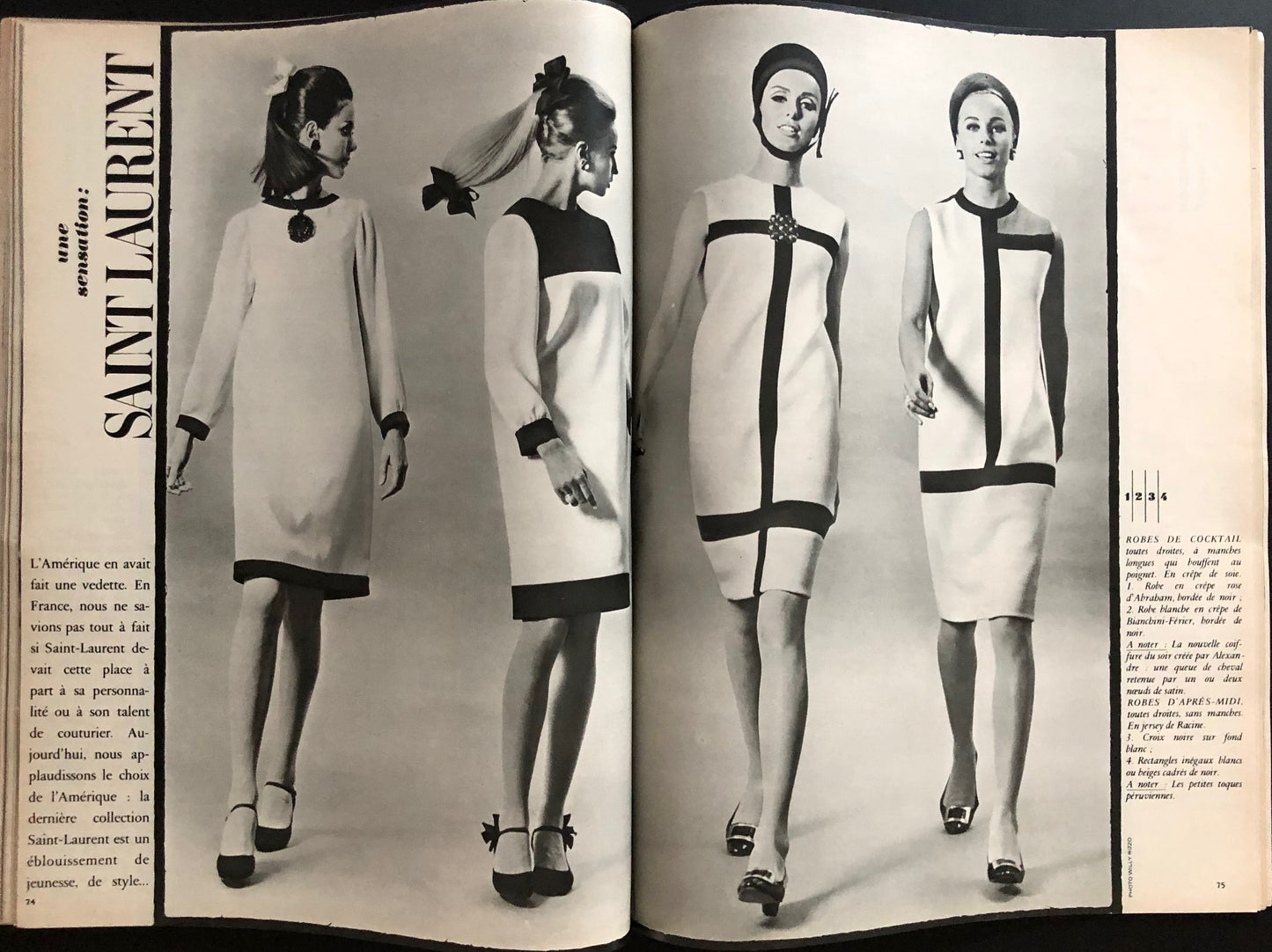 Marie Claire France September 1965 (No. 143) - Jean Shrimpton by Willy Rizzo