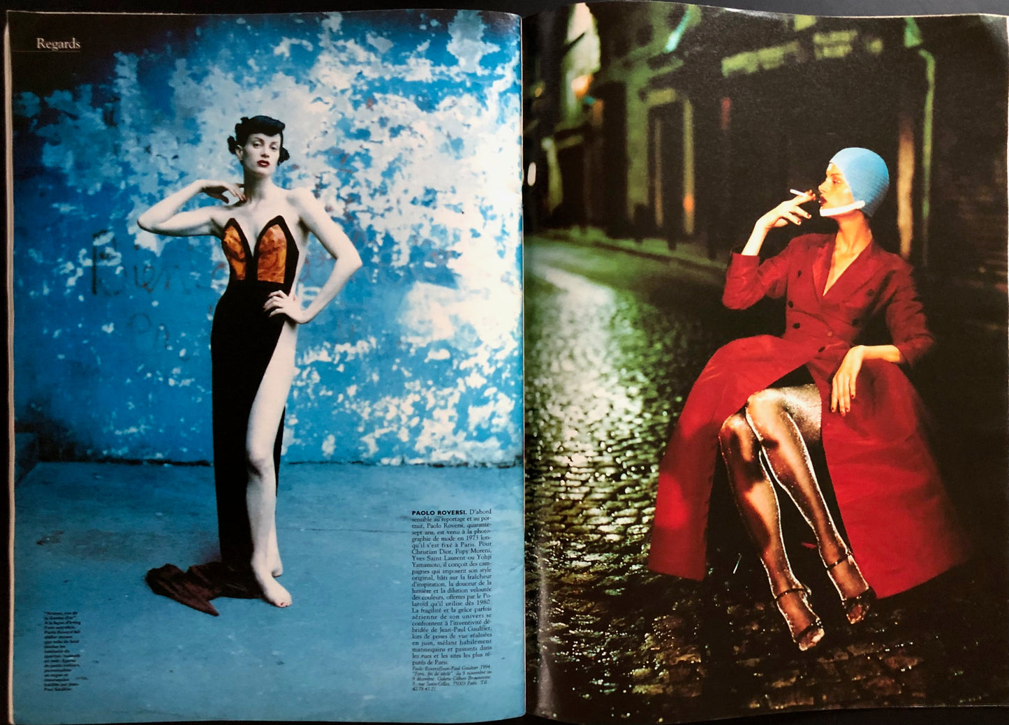 Jardin des Modes November 1994 - Kate Moss - Paolo Roversi