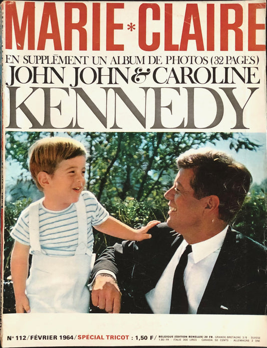 Marie Claire France February 1964 (No. 112) - John F. Kennedy - Jackie Kennedy