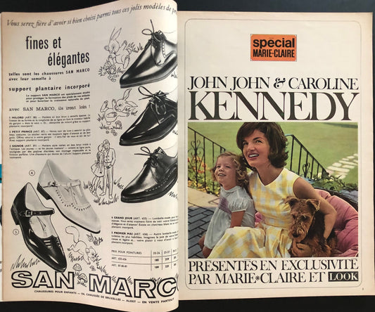 Marie Claire France February 1964 (No. 112) - John F. Kennedy - Jackie Kennedy