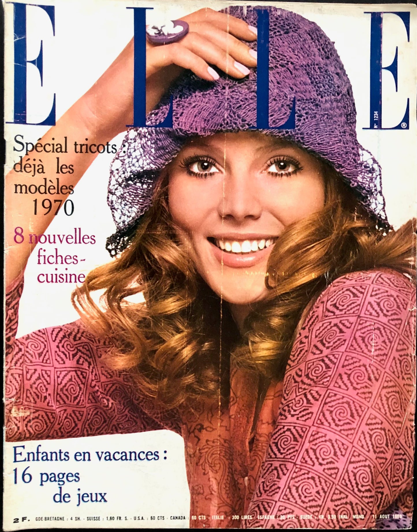 ELLE France 11 August 1969