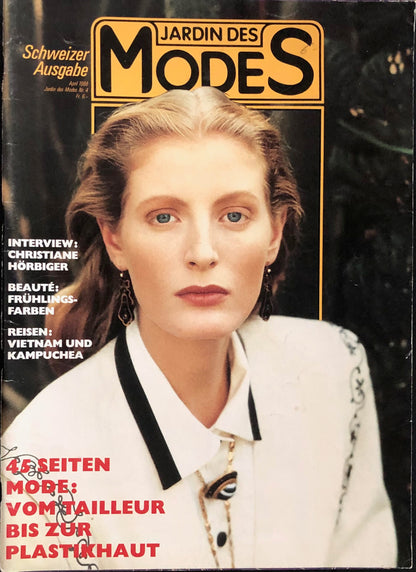 Jardin des Modes April 1988 (Swiss edition)