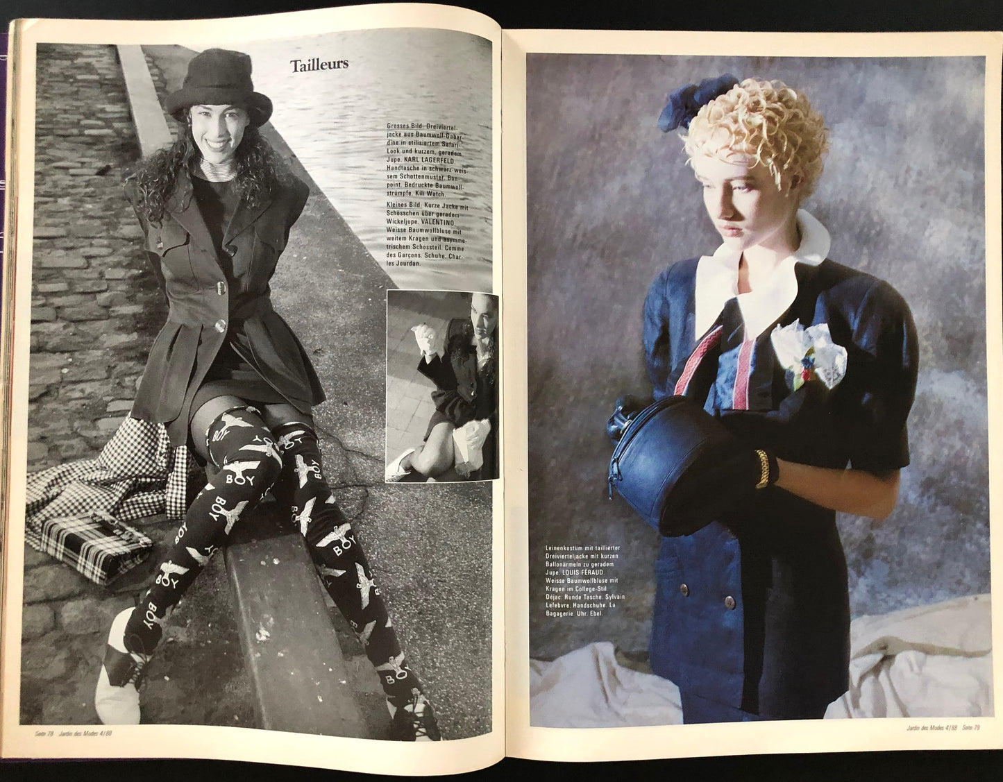 Jardin des Modes April 1988 (Swiss edition)