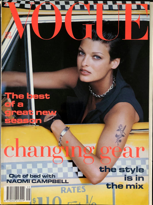 Vogue UK September 1992 - Linda Evangelista - Peter Lindbergh