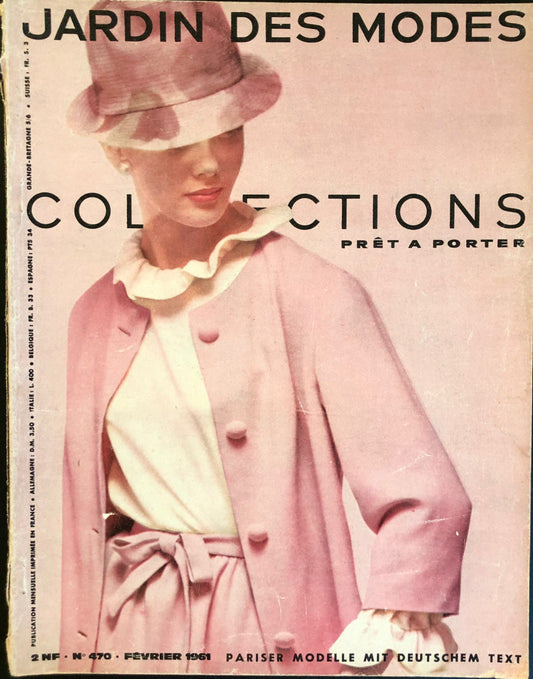 Jardin des Modes February 1961