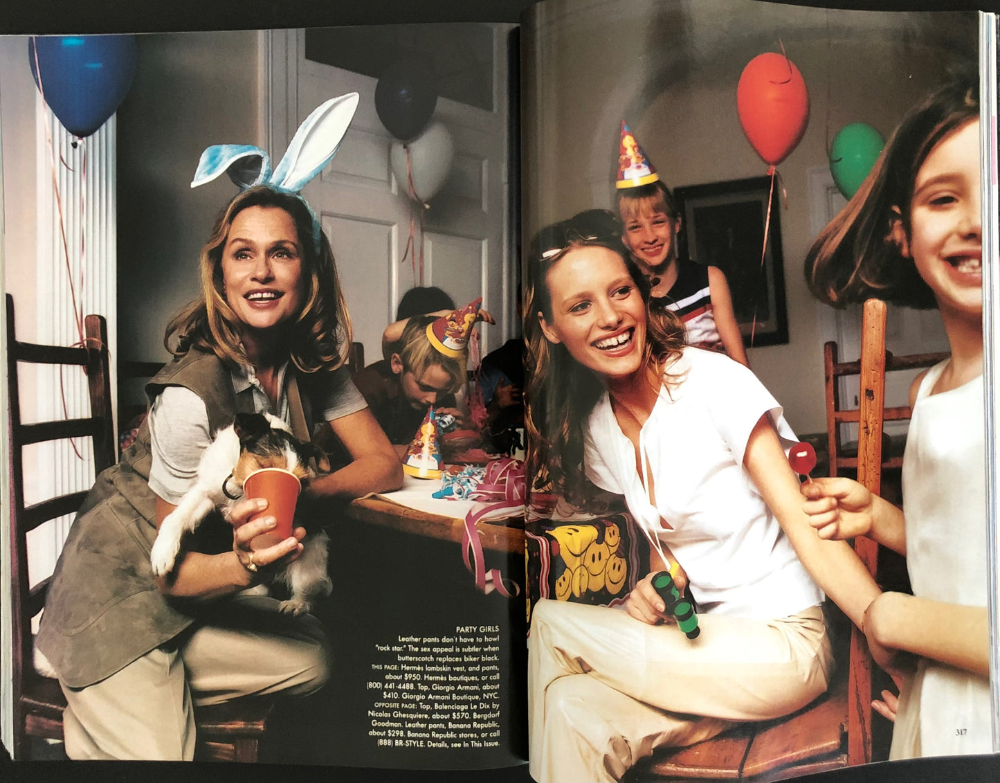 Vogue US April 1999 - Maggie Rizer - Kate Moss - Steven Meisel