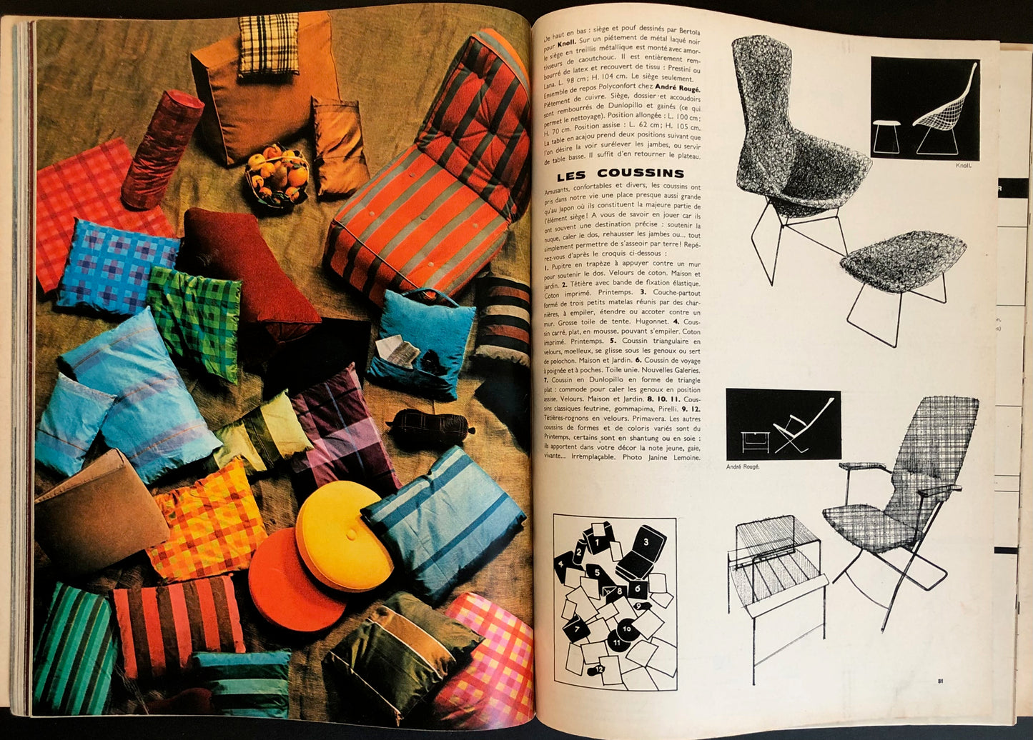 Jardin des Modes February 1961