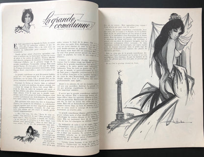 La Vie Parisienne January 1963 - cover art by Marie Laurencin