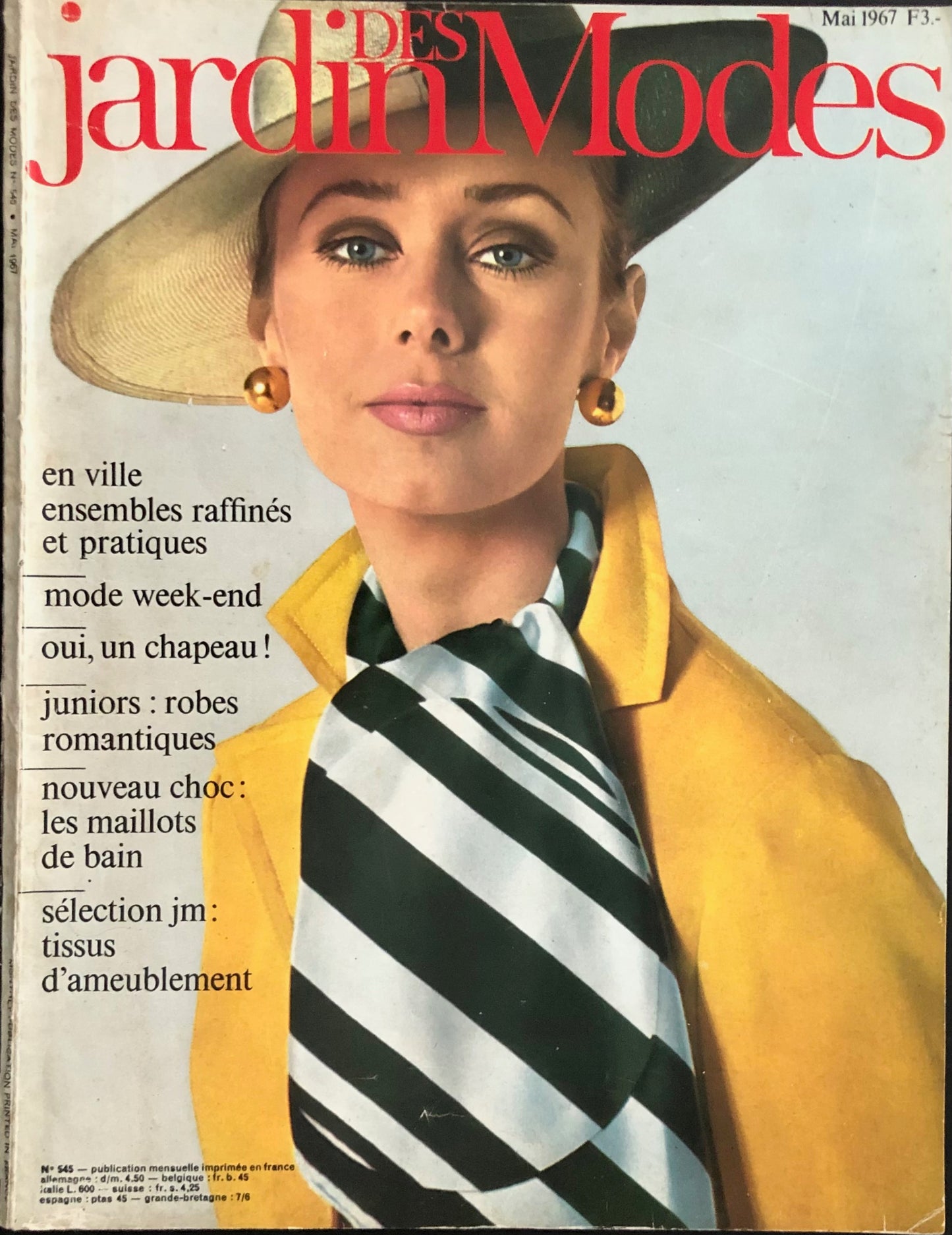 Jardin des Modes May 1967