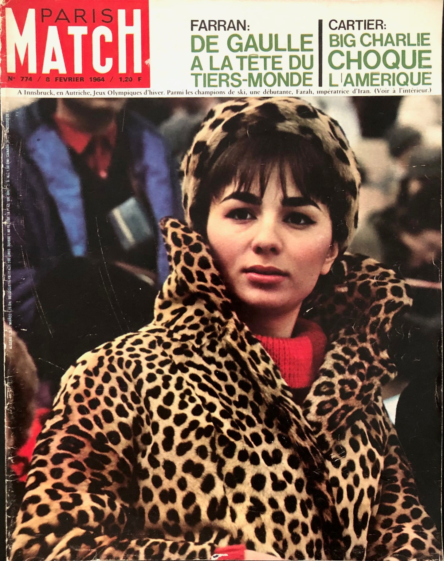 Paris Match 8 February 1964 - Farah Diba