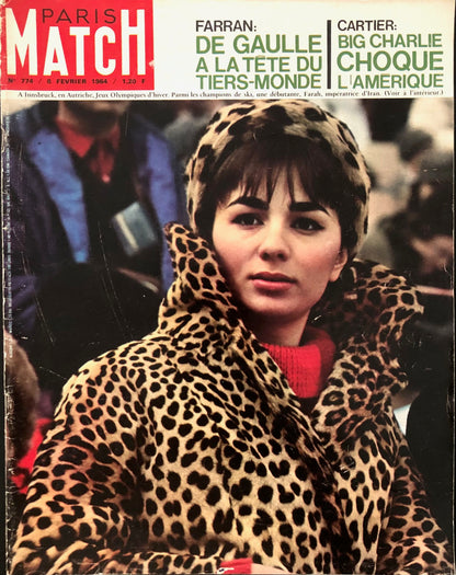 Paris Match 8 February 1964 - Farah Diba