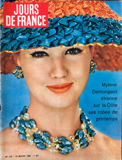 Jours de France 19 March 1960 - Mylène Demongeot