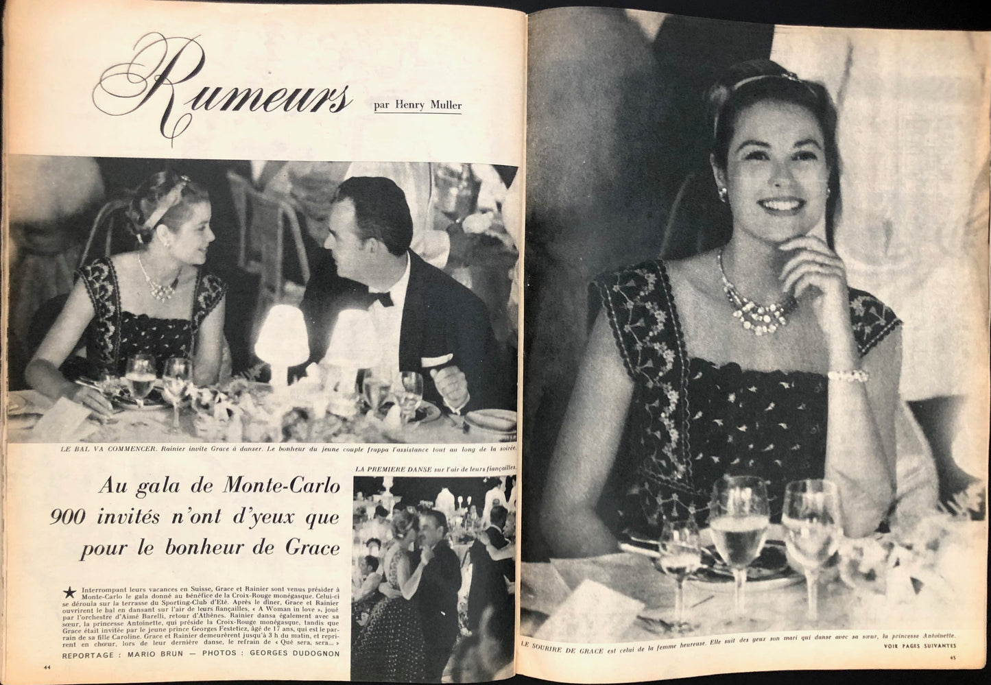 Jours de France 27 July 1957 - Audrey Hepburn - Mel Ferrer