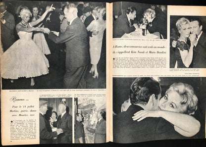Jours de France 27 July 1957 - Audrey Hepburn - Mel Ferrer