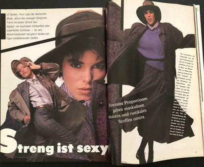 Vogue Germany September 1984 - Hanna Schygulla