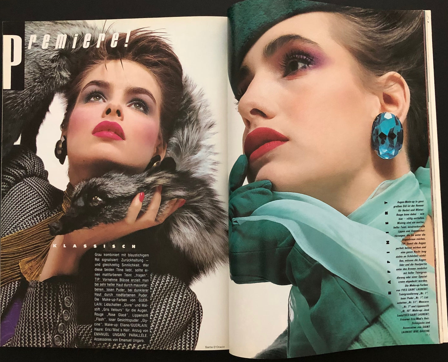 Vogue Germany September 1984 - Hanna Schygulla