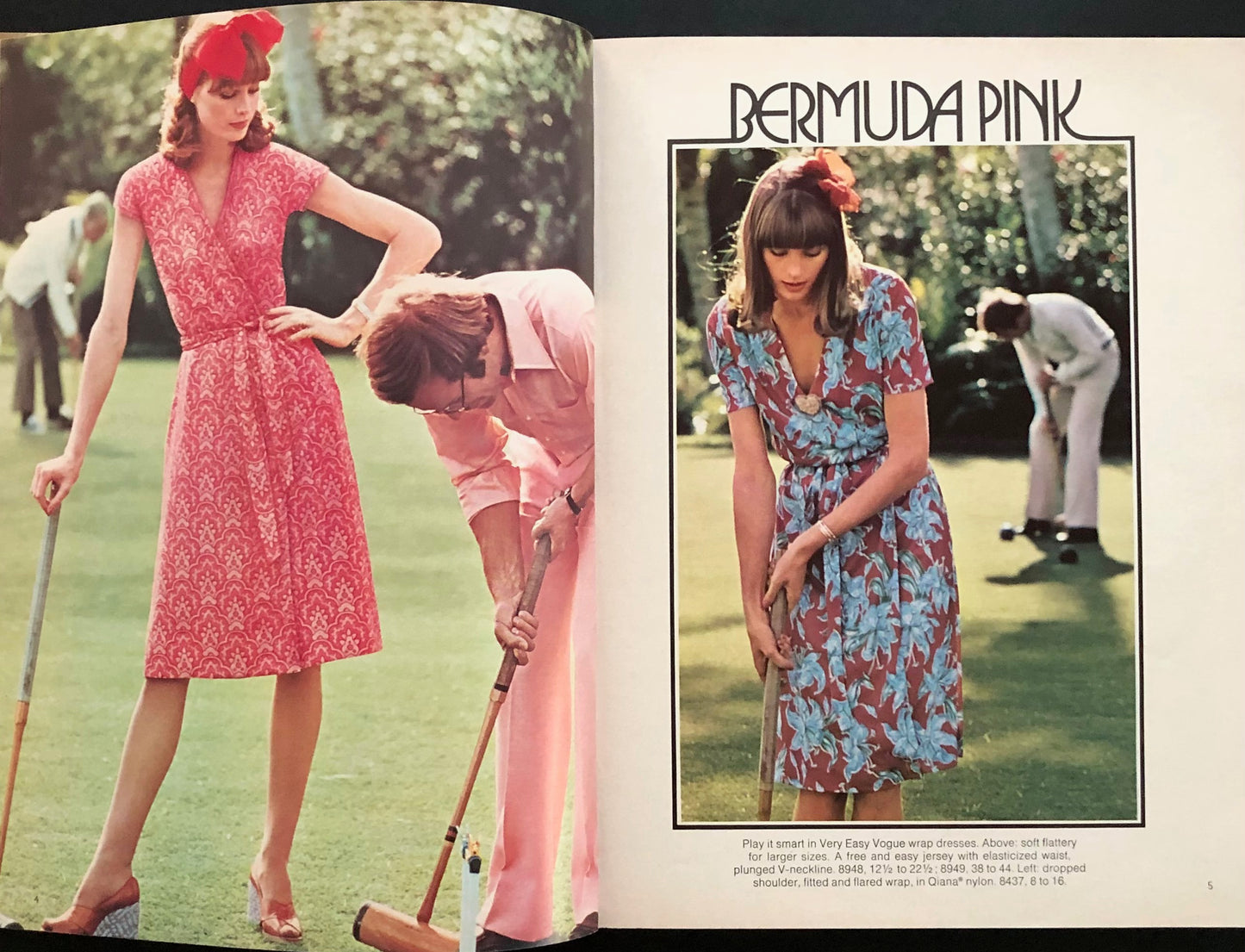 Vogue Pattern Book/Vogue Patterns Early Autumn 1974